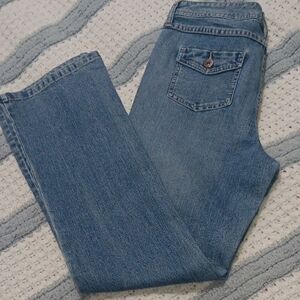 Style & Co. Mid-Blue Straight-Leg Jeans